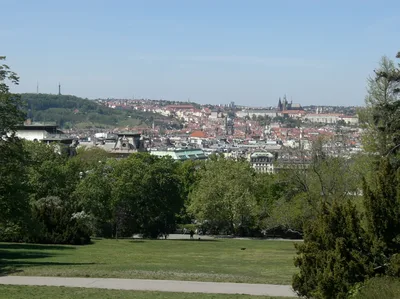 Výhled z Riegrových sadů